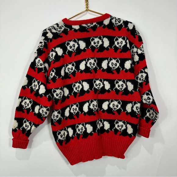 Knit Pics Vintage Wool panda sweater - Picture 3 of 5